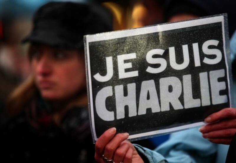 Charlie Hebdo solidarity.