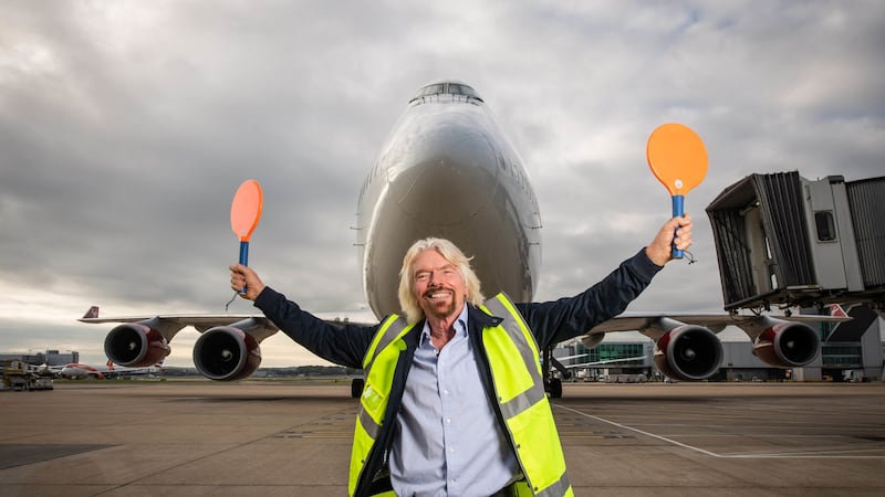 Virgin’s Boeing 747 landed at London Gatwick with a fuel blend containing 5% biofuel made from industrial waste gases converted into ethanol.