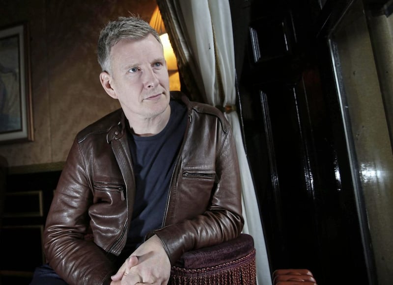 Dundrum&#39;s finest Patrick Kielty pictured yesterday back min Belfast ahead of his shows in the Belfast Opera House 8-11 April and at the Millennium Forum Derry 24-25 April Pic Russell 