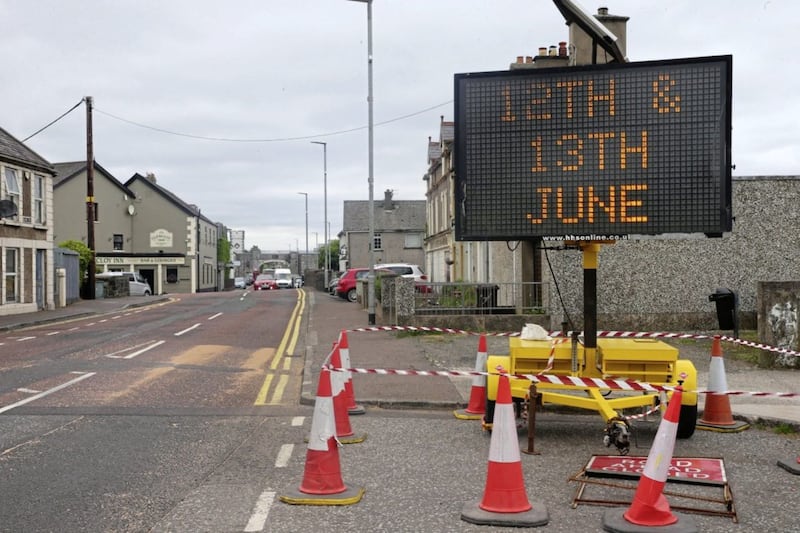Business owners are angry that the Antrim coast Road between Carnlough and Waterfoot that is to be closed on consecutive weekends. Picture by Mal McCann. 