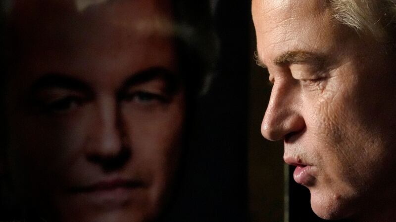 Geert Wilders, leader of the Party for Freedom, is heading for election victory (AP)