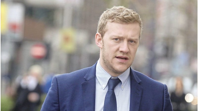 Stuart Olding attends court in Belfast, Picture by Hugh Russell. 