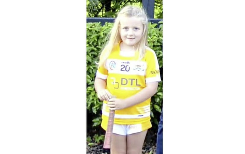 Maggie was a member of the u-6 team at St John's Camogie Club in Carnlough