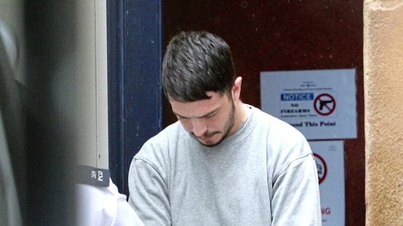 Liam Whoriskey at Derry court at an earlier hearing. Picture by Margaret McLaughlin