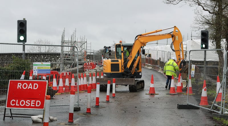 Kilrea bridge was closed to all traffic in September PICTURE: MARGARET MCLAUGHLIN