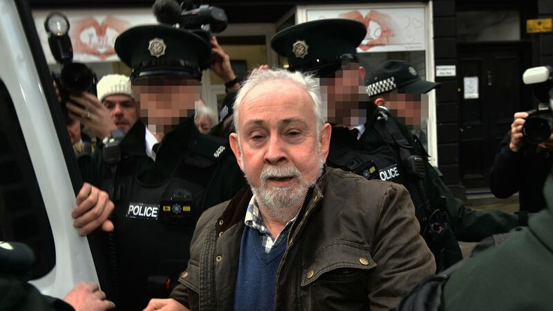 John Downey appears at Omagh Court on Saturday. Picture by Colm Lenaghan, Pacemaker&nbsp;