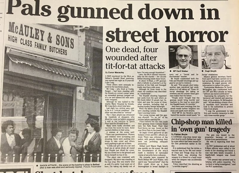 The attack on the Shankill June 1994. 
