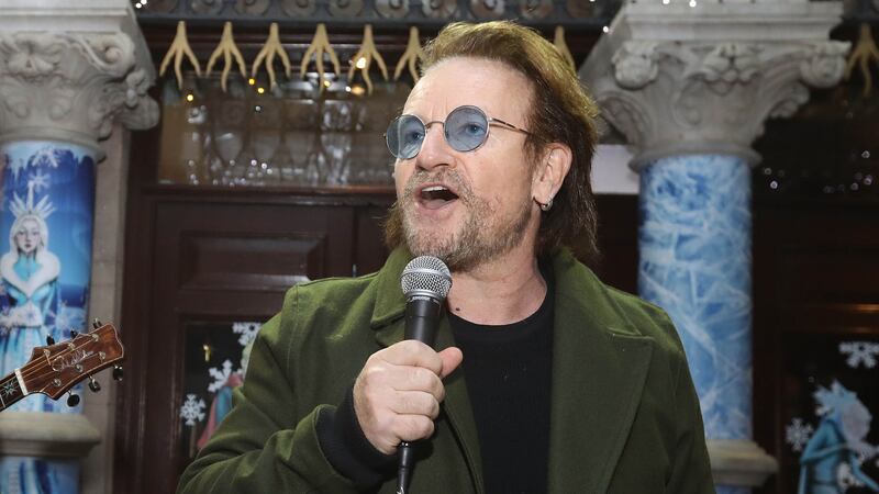 U2’s Bono. (Lorraine O’Sullivan/PA)