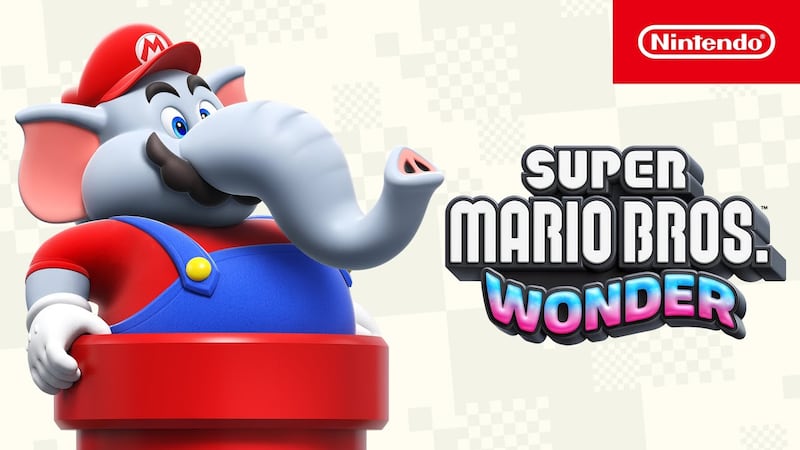 Mario in elephant form from Super Mario Bros Wonder