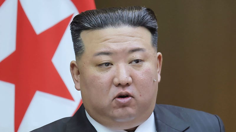 North Korean leader Kim Jong Un (Korean Central News Agency/Korea News Service/AP)