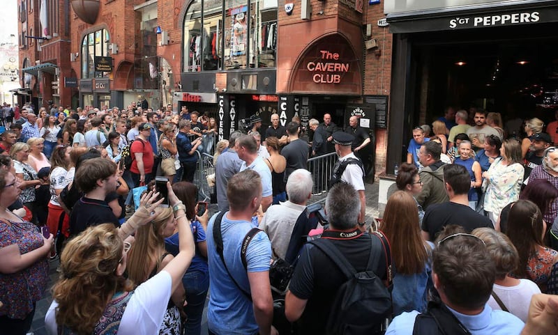 Paul McCartney performs at the Cavern Club – Liverpool