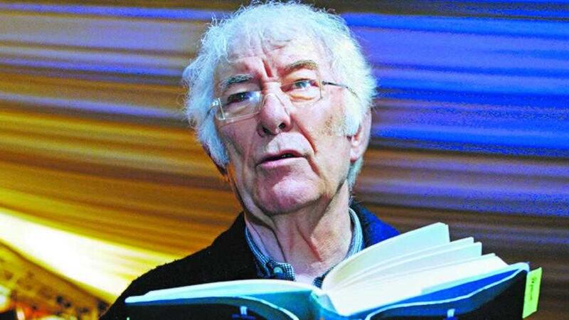 Seamus Heaney pictured at a reading in Belfast some years ago Picture by Cliff Donaldson 