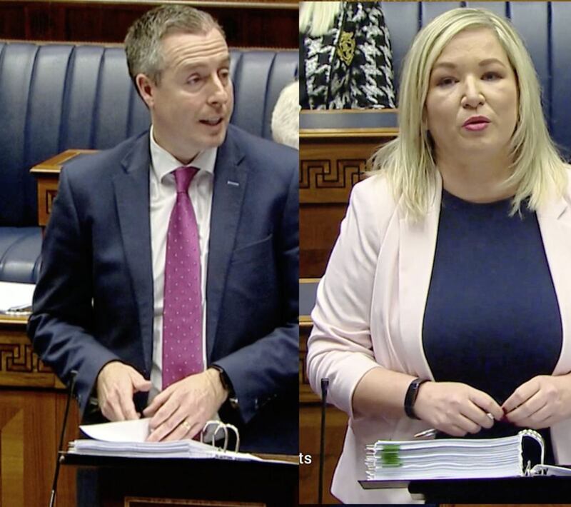 First Minister Paul Givan and Deputy First Minister Michelle O&#39;Neill 