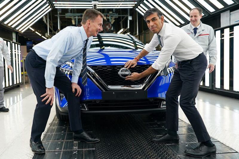 Prime Minister visit to Nissan car plant
