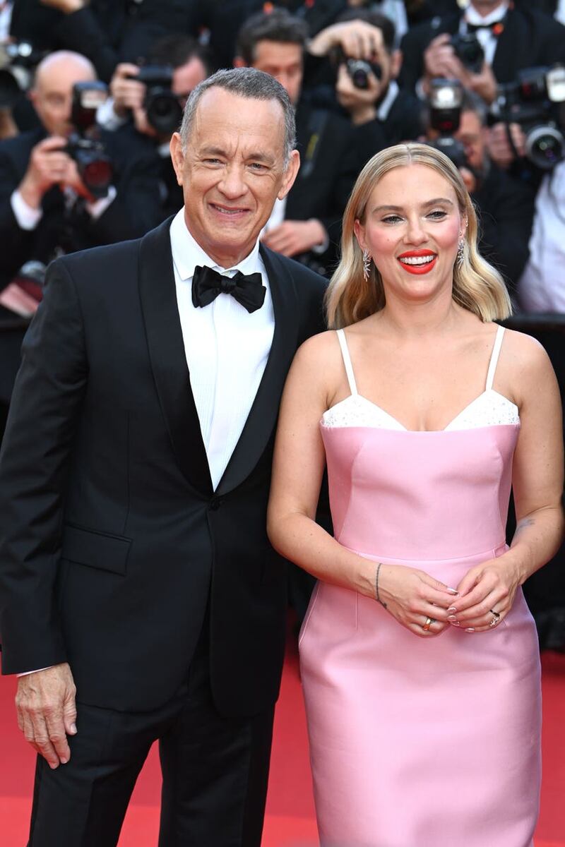 Tom Hanks and Scarlett Johansson 76th Cannes Film Festival