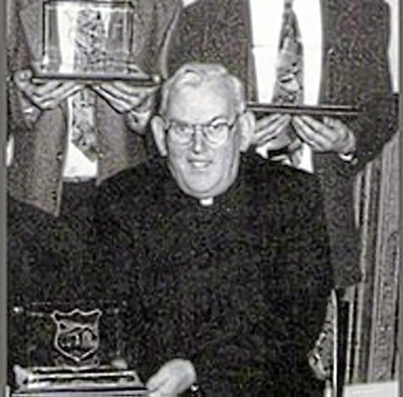 PACEMAKER BELFAST.Father Malachy Finnegan. Parish priest from Hilltown. 