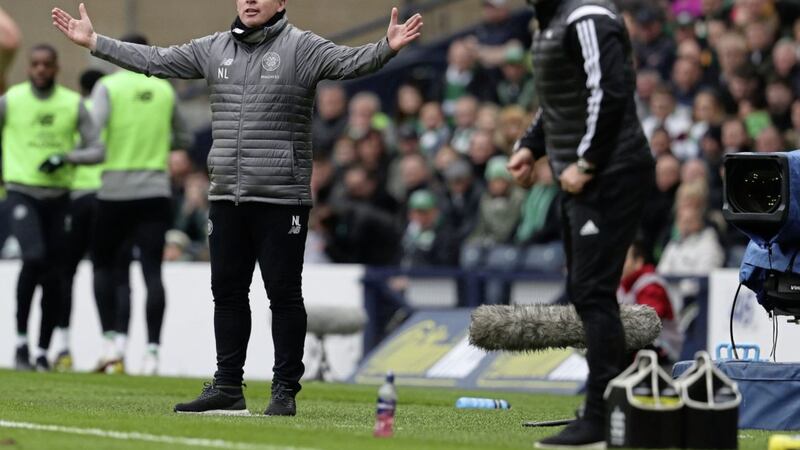 Celtic manager Neil Lennon wants his side to seal the Scottish title in style with victory over Aberdeen today. Picture by PA 