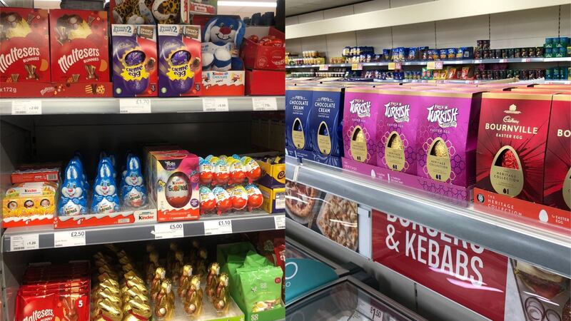 Shoppers around the country reported seeing chocolate eggs in branches of the Co-op, Iceland and Sainsbury’s.