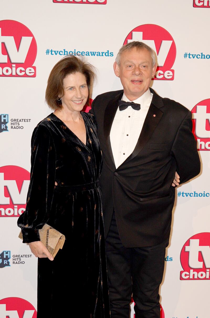 Martin Clunes attending the TV Choice Awards at the London Hilton on Park Lane