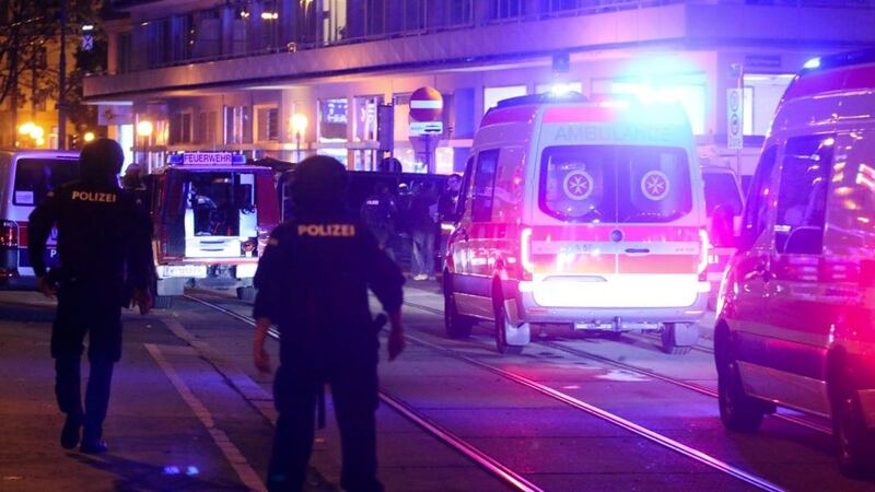 Four people plus the assailant were killed during a terrorist attack in Vienna, Austria, on November 2 2020. Picture by&nbsp;Ronald Zak