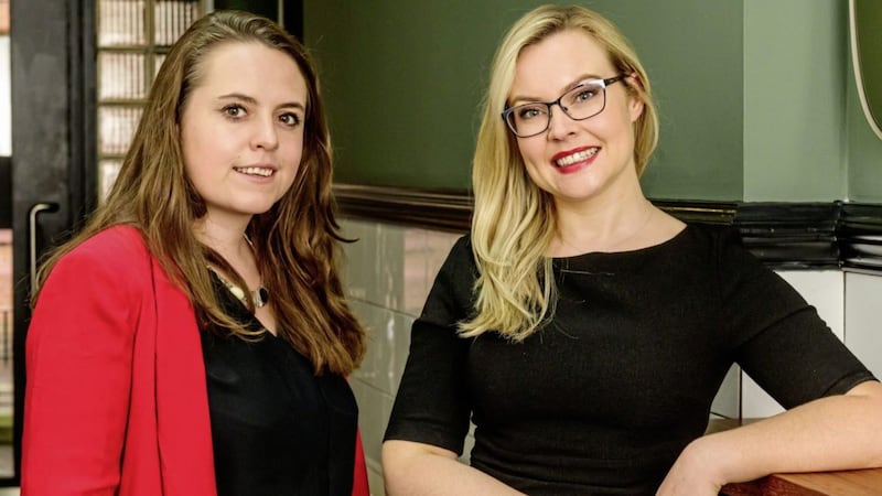 Ail&iacute;s Mone and Carol Rossborough, founders of pocket-to-pocket giving app ESTHER 