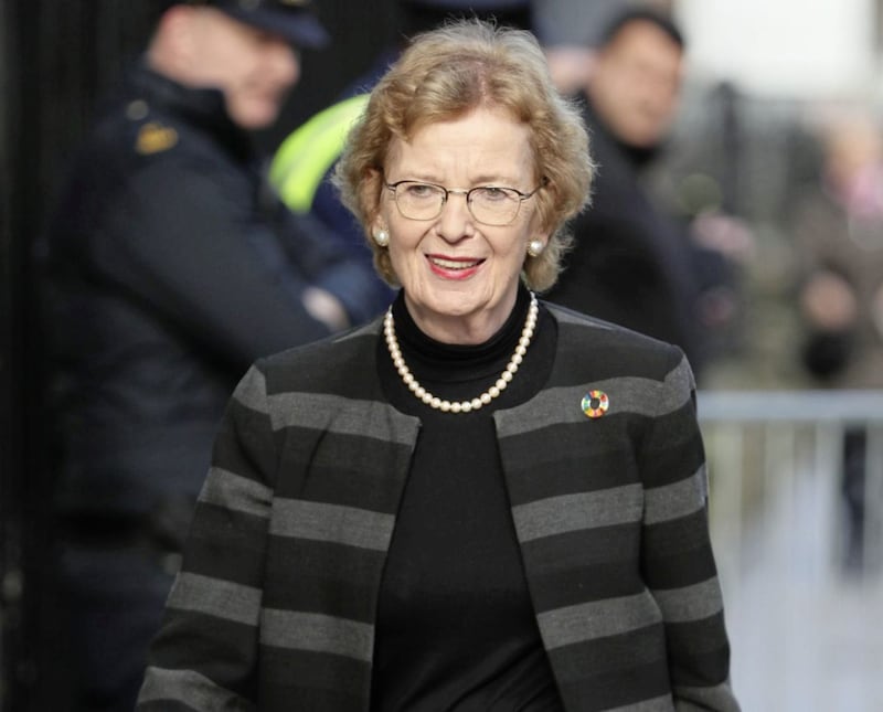 Former President Mary Robinson. Picture by Brian Lawless/PA Wire 