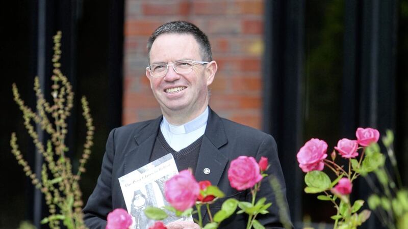 Fr Martin Magill is the parish priest of St John the Evangelist on the Falls Road in Belfast. Picture Mal McCann. 