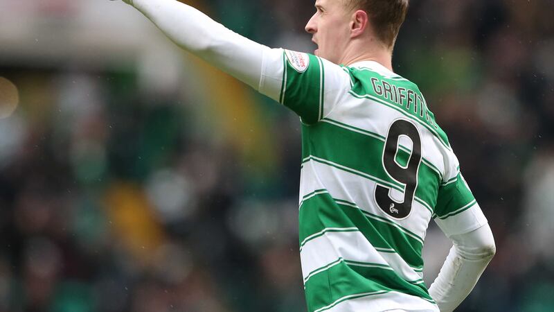 &nbsp;Leigh Griffiths scored his 30th goal of the season in Celtic's 2-0 win against Ross County