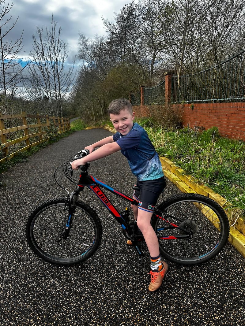 Harvey is trying to raise money for new bike sheds at his school