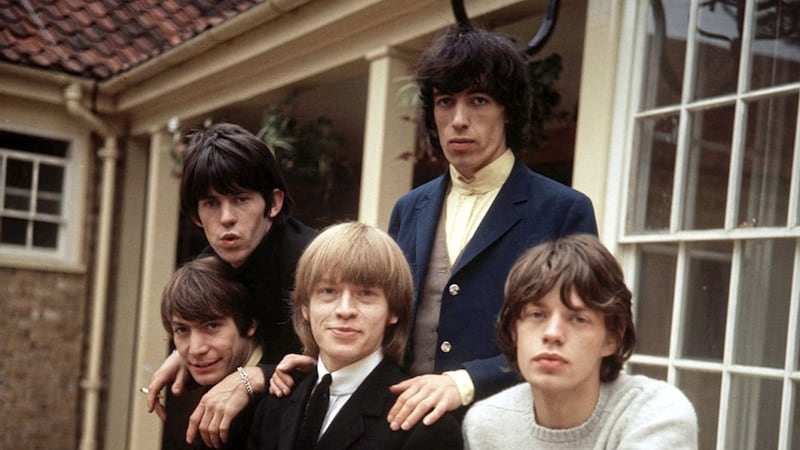 The Rolling Stones in 1964: Keith Richards, Bill Wyman, Charlie Watts, who died last week aged 80, Brian Jones and Mick Jagger. PA photos. 