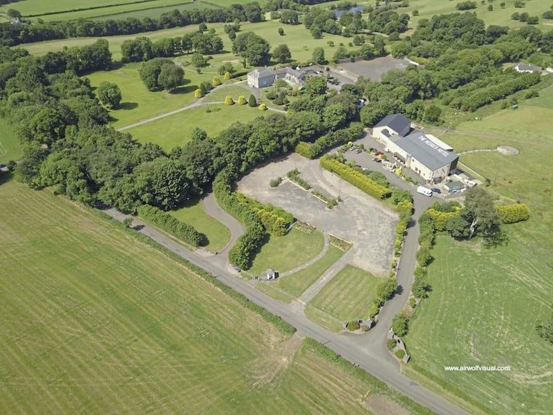 The Hedges Hotel and Gracehill House site in Co Antrim. 