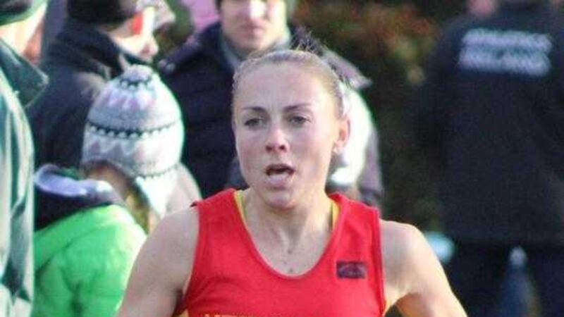 Kerry O&rsquo;Flaherty on her way to fourth place in Dublin last weekend 
