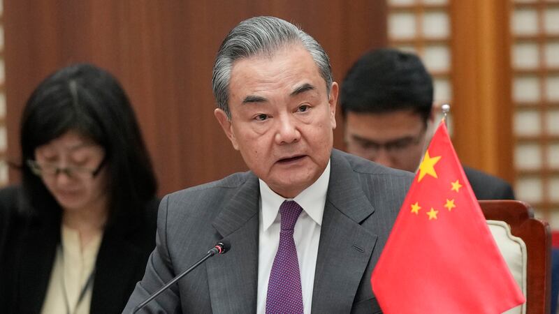 Chinese foreign minister Wang Yi (Ahn Young-joon/AP)