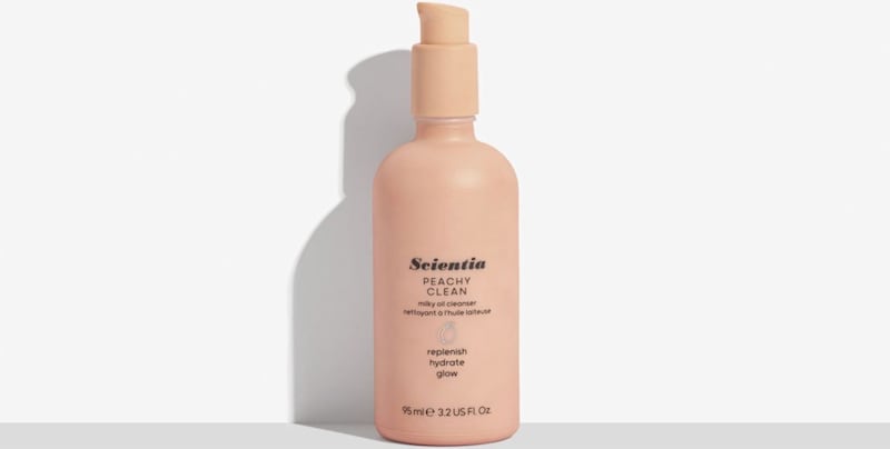 Peachy Clean Milky Oil Cleanser, &pound;24, available from Scientia 