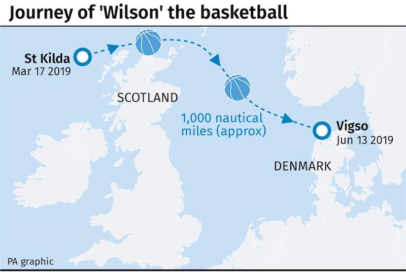 Journey of ‘Wilson’ the basketball