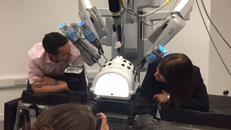 The £1.7 million da Vinci Xi robot will be used to train surgeons in robot-assisted operations.