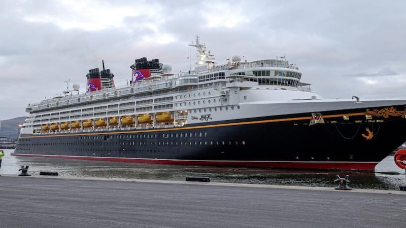 Other figures reveal there will be 15 ships calling to Belfast for the first time, including the Disney Dream 