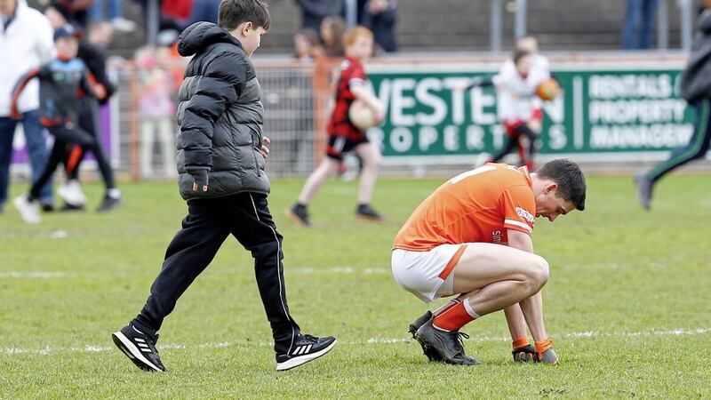 Relegation will be a blow to the Armagh players but they need to get this out of their minds, which I am sure the management team will help them to do Picture: Philip Walsh. 
