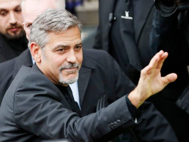 George Clooney visit to Scotland