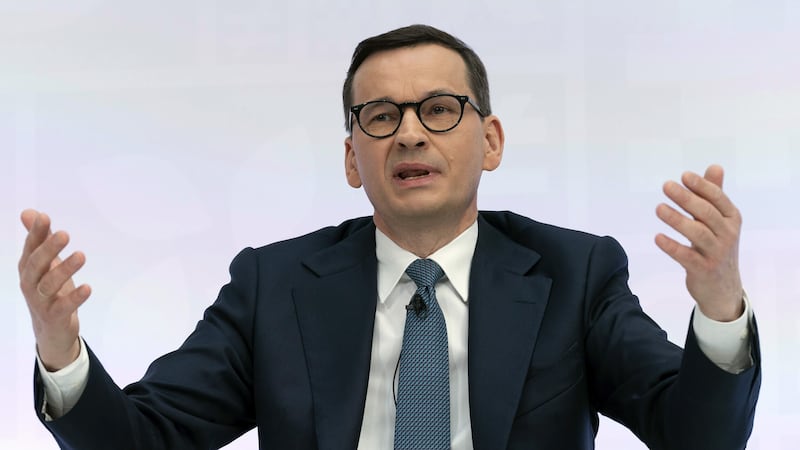 Polish Prime Minister Mateusz Morawiecki has been asked to form a government after his party lost its parliamentary majority at the latest election (AP Photo/Jose Luis Magana, File)