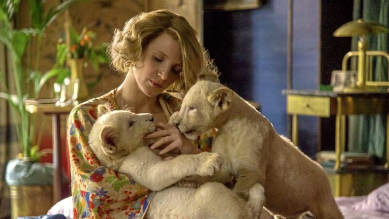 Jessica Chastain in The Zookeeper&#39;s Wife 