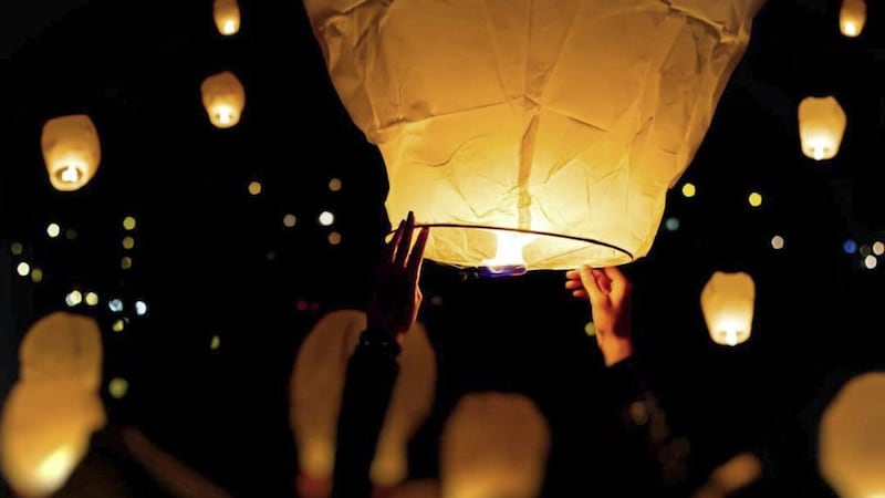 The Isle of Man has banned Chinese lanterns and helium balloons 
