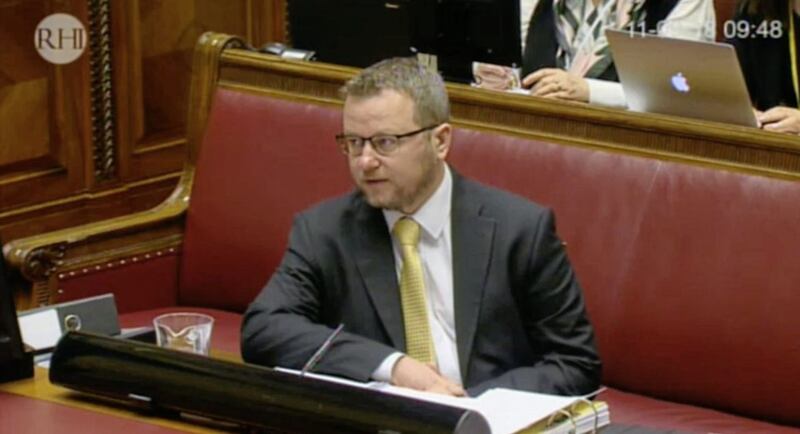 &nbsp;Timothy Cairns giving evidence to the RHI inquiry on Tuesday September 11