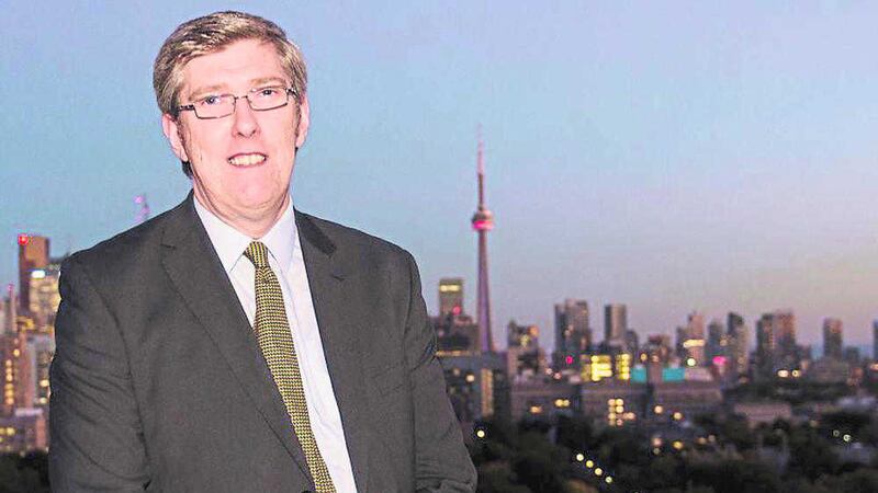 TRIP: John O&#39;Dowd visited Toronto in 2013, his only overseas trip as minister 