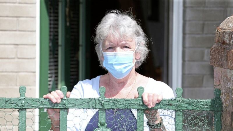 Rita Hatton who said she was unable to withdraw her pension after she declined to remove her face mask at her local Post Office. Picture by Mal McCann 