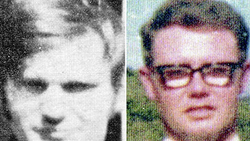 Soldier F is facing prosecution for the murders of Bloody Sunday victims, Jim Wray (left) and William McKinney. Picture by Bloody Sunday Trust/PA Wire. 