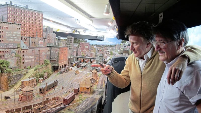 Rod Stewart, rocker and devoted model railway enthusiast. Picture by Ben Streeter 