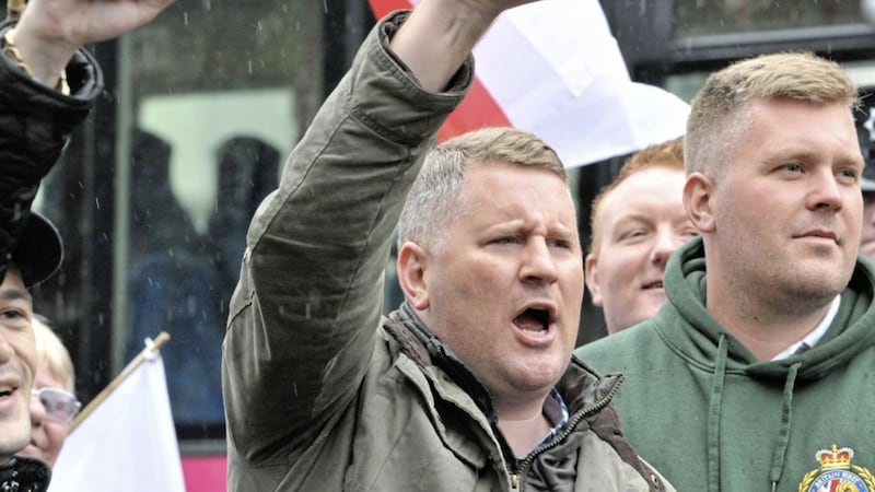 Britain First leader Paul Golding 
