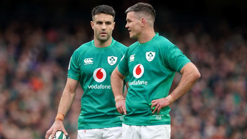 Ireland team-mates Conor Murray, left, and Johnny Sexton, right, are playing together at a fourth World Cup (Brian Lawless/PA)