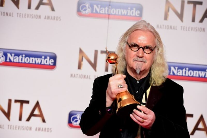 Billy Connolly won a National Television Award in January 2016